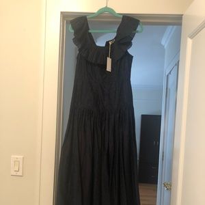 Brand New Ulla Johnson Navy Coretta Dress